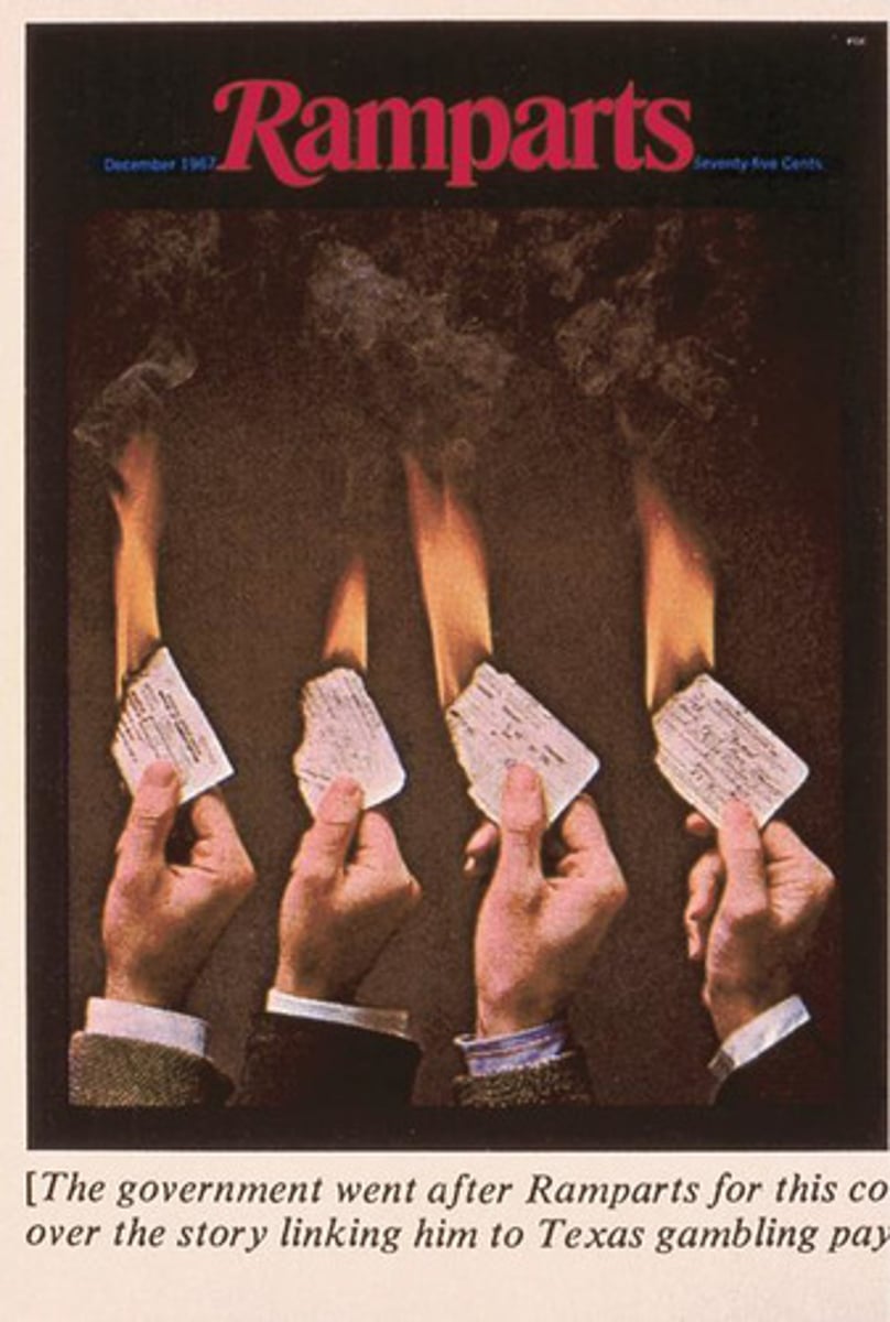 <p>Burning draft cards to protest Vietnam War. Not protected by 1st Amendment - interferes with government's ability to conduct business.</p>