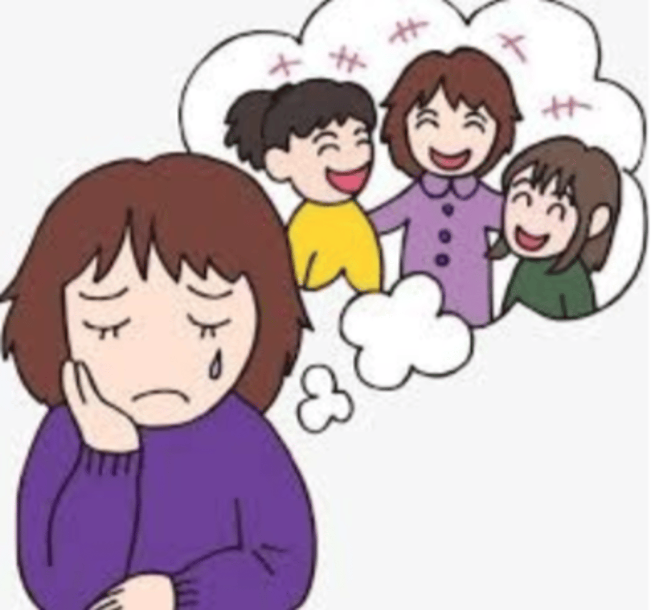 <p>to miss (someone/something)</p>