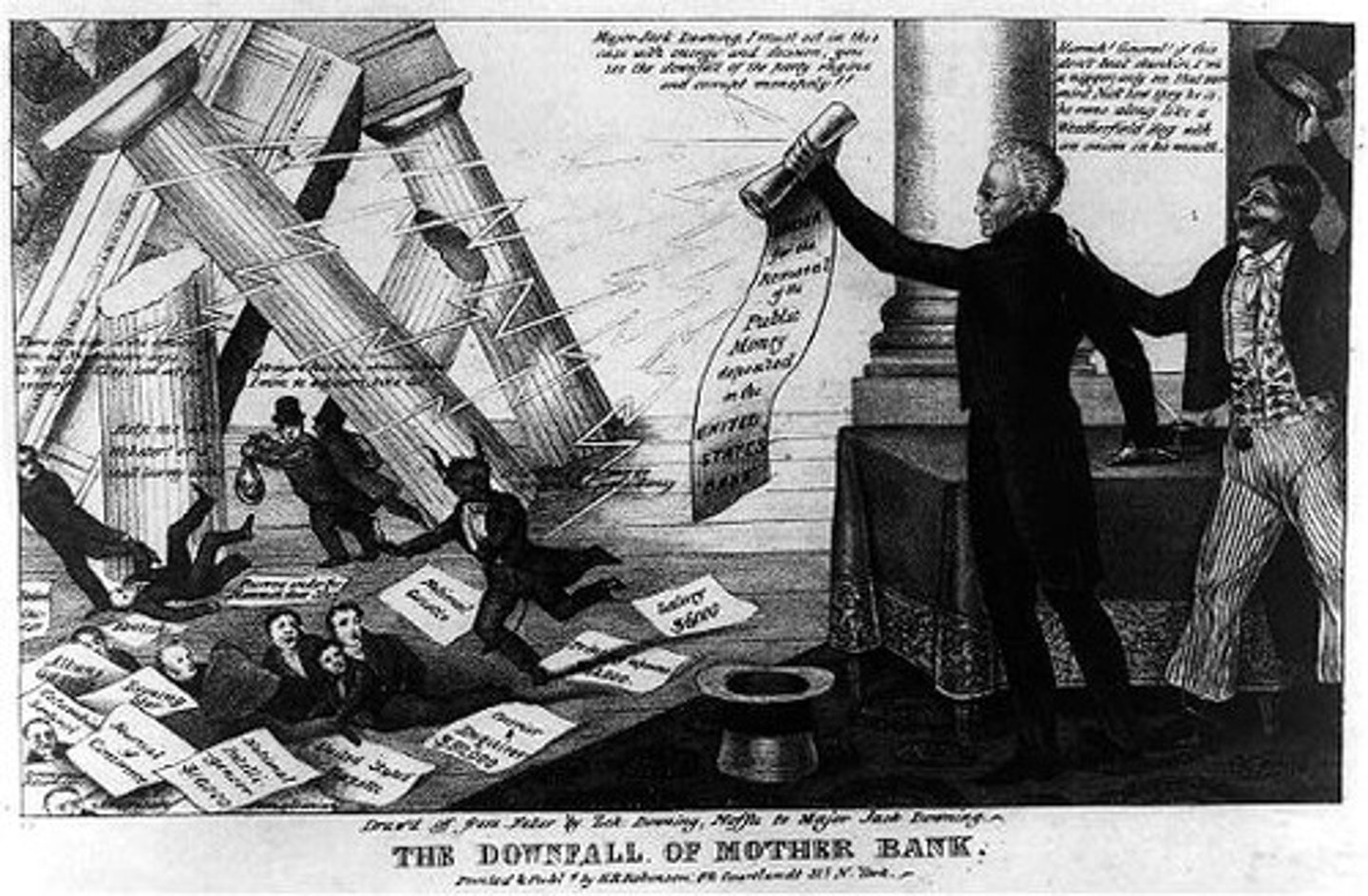 <p>A national bank chartered in 1816 that regulated currency and credit.</p>