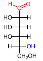 <p>name this monosaccharide:</p><p>ALDOSE - - - +</p>