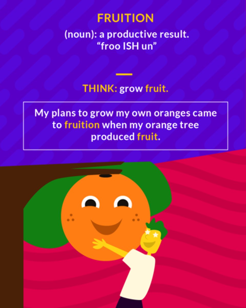 <p>the attainment or completion of something desired</p><p>(noun) a production result</p>