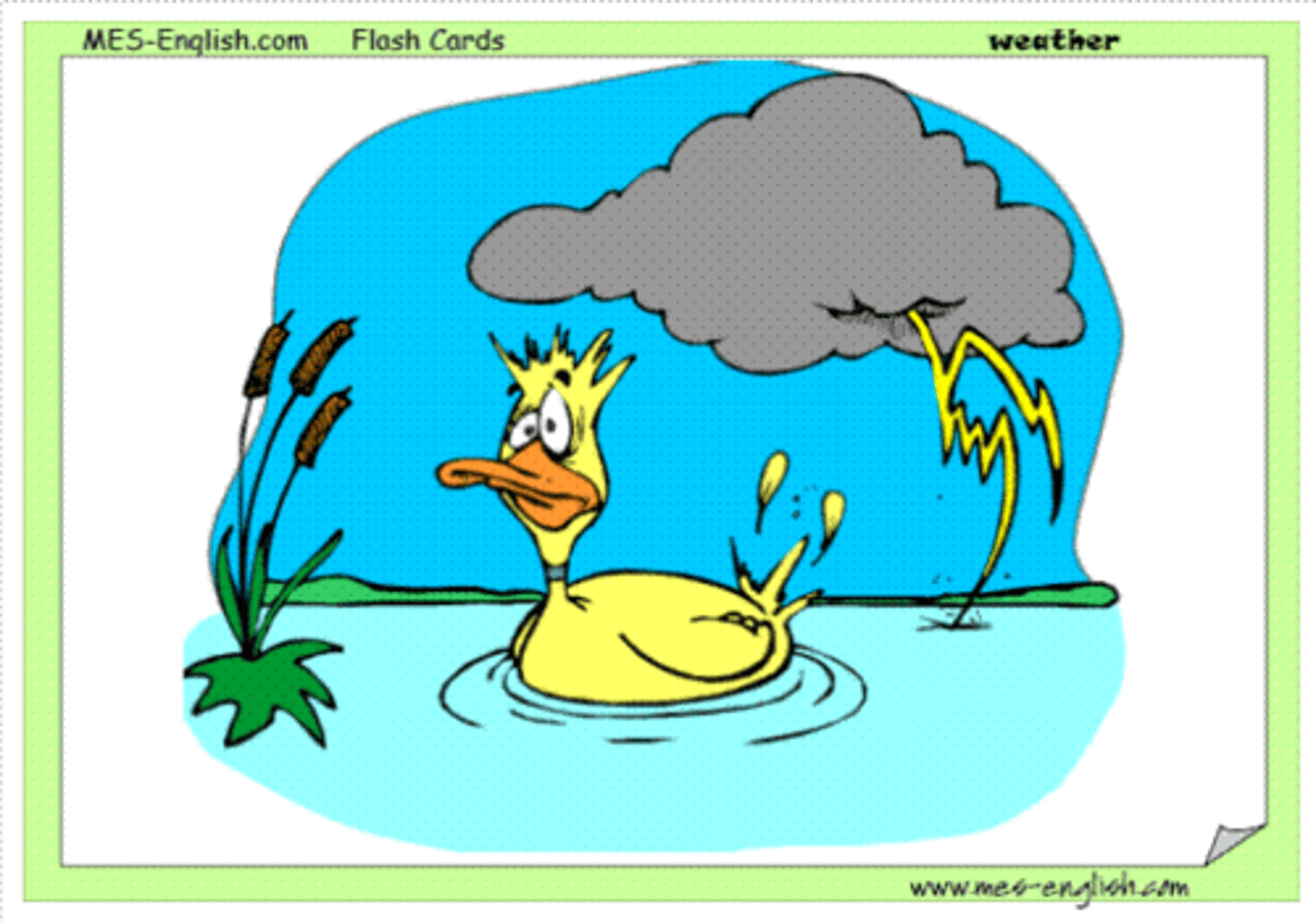 <p>the weather is bad</p>