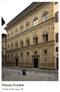 <p>Palazzo Rucellai </p>