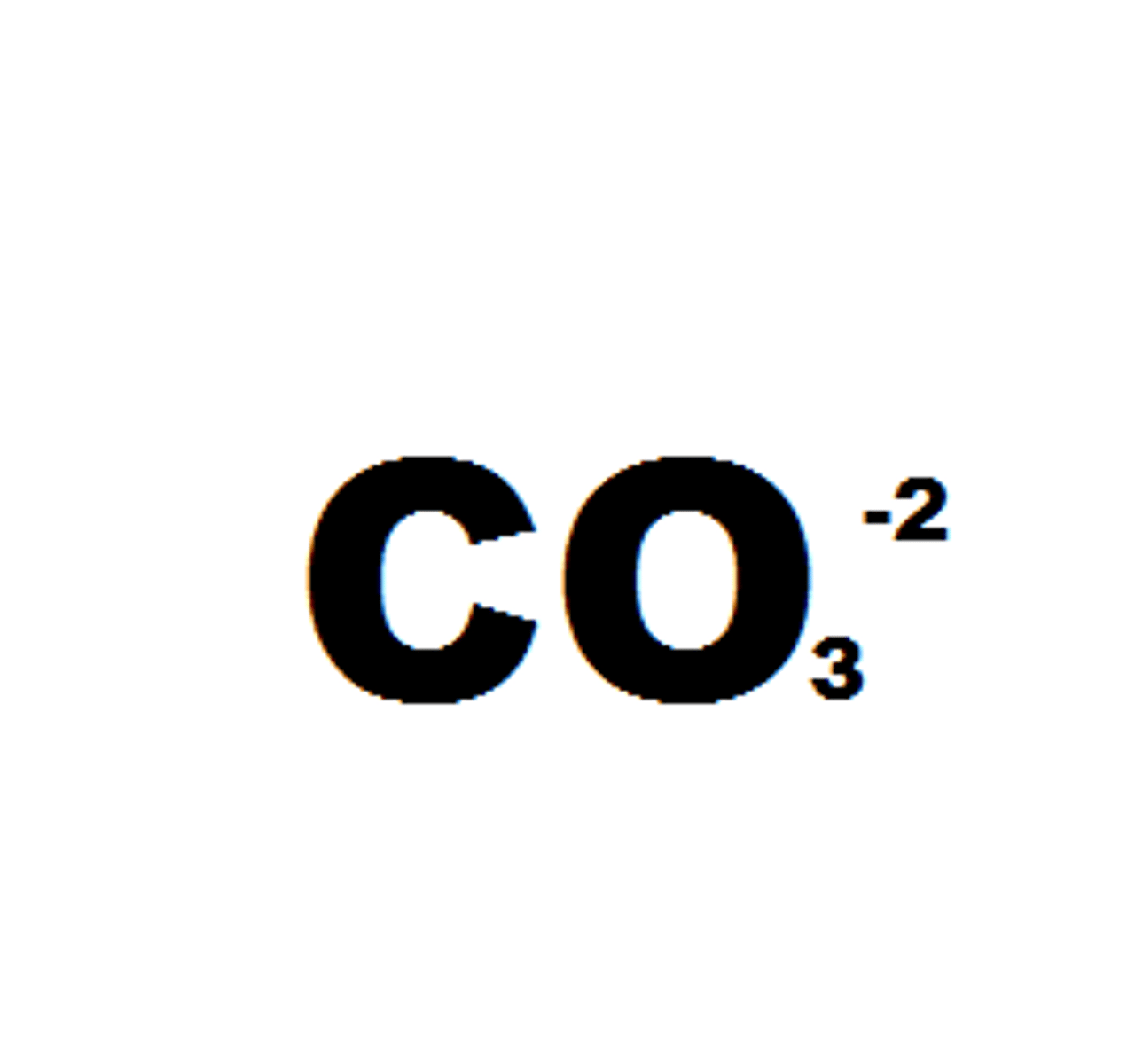 <p>CO3^{2-} </p>