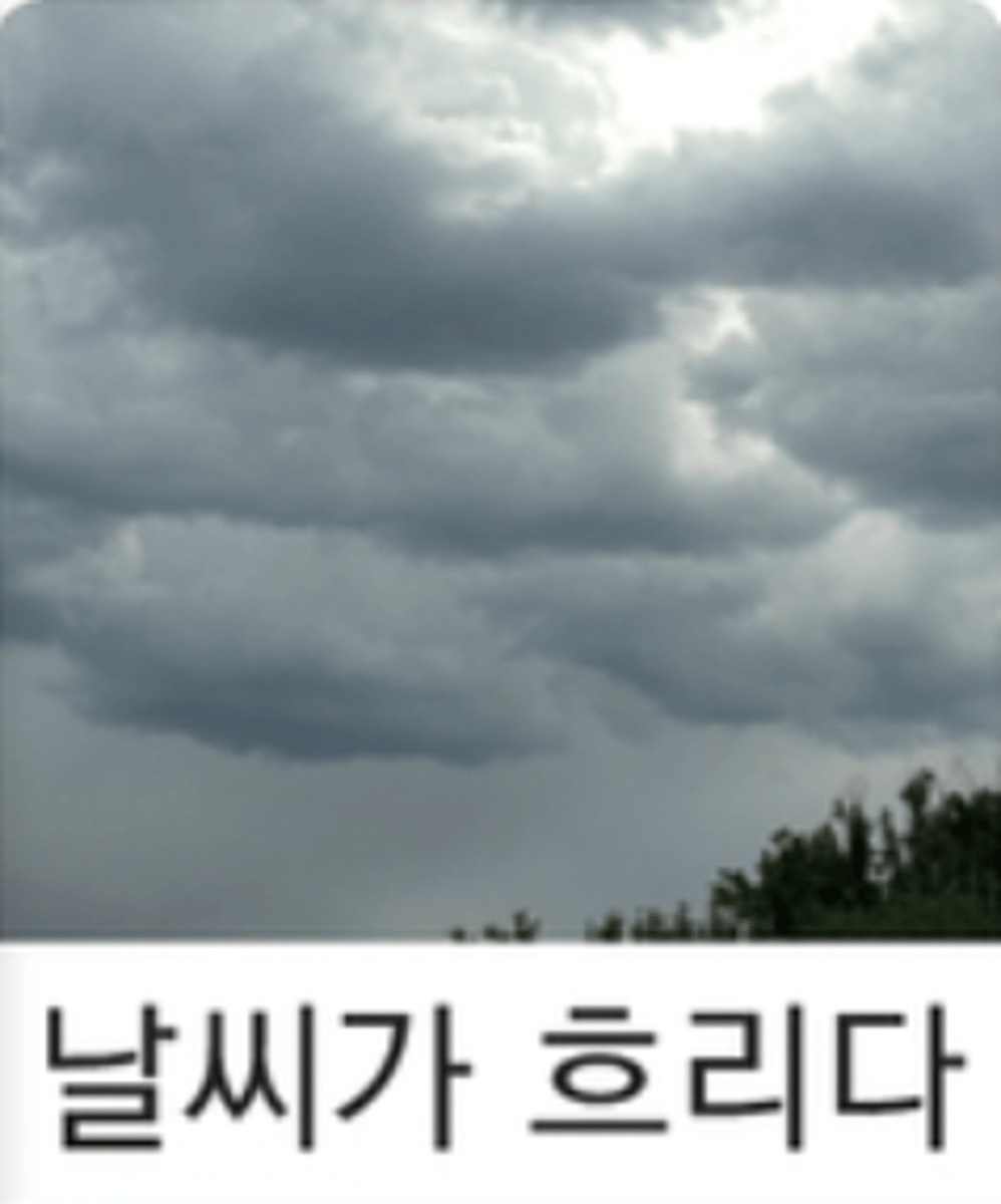 <p>to be cloudy</p>