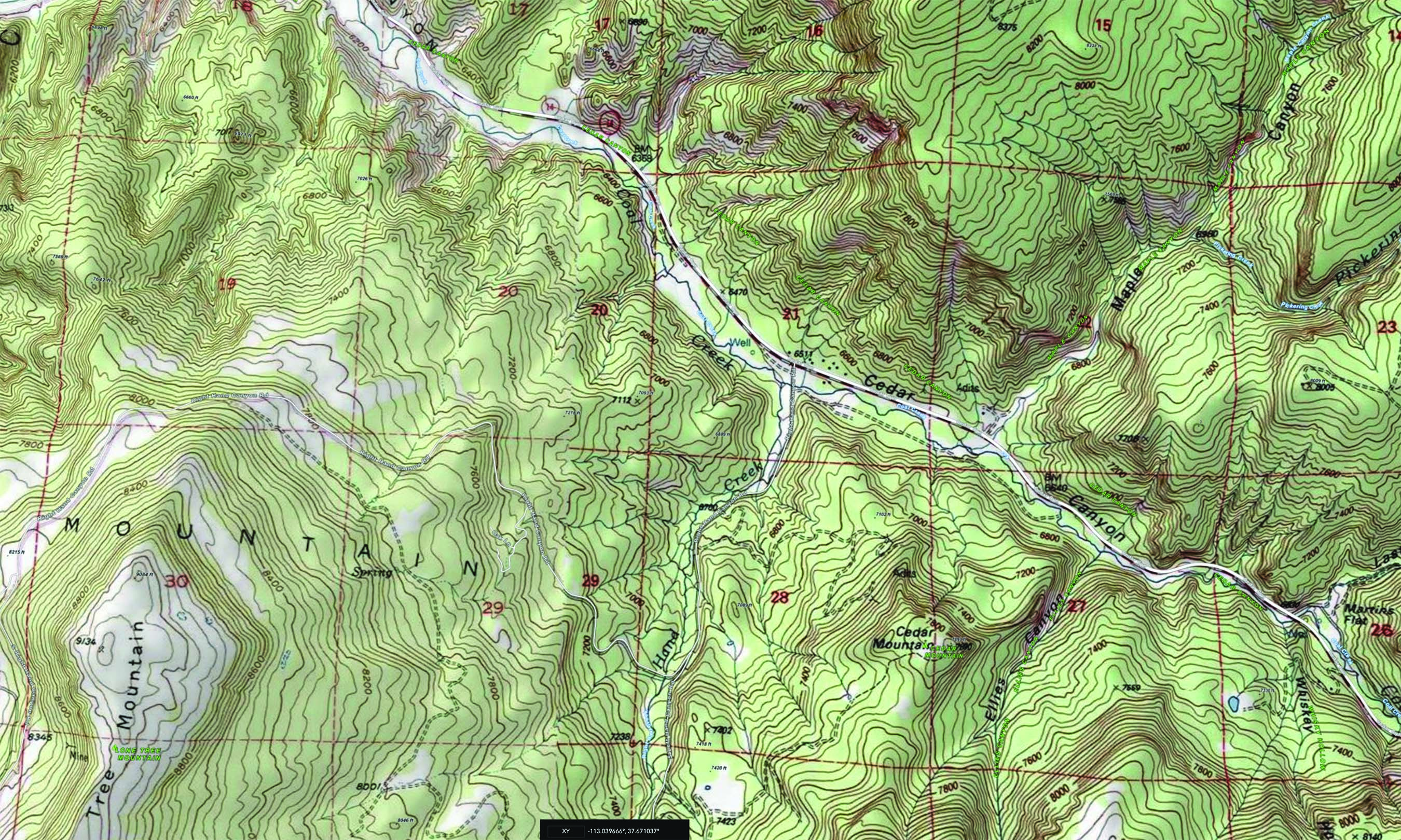 <p>map that uses contour lines to display the <strong><u>terrain </u></strong>and <strong><u>elevation </u></strong>changes in an area</p>