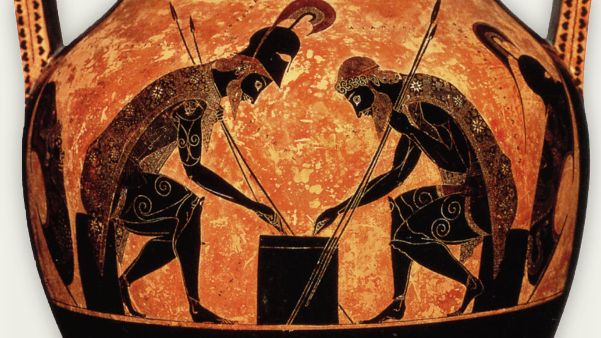 <p>Ajax and Achilles Playing a Game</p>