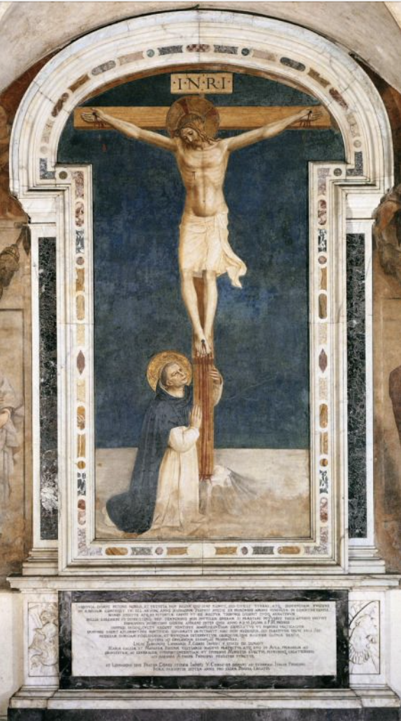 <p>“Crucifixion with St. Dominic” in San Marco Monastery</p>