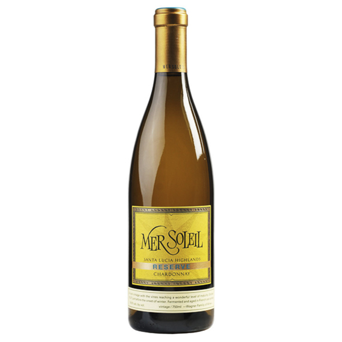 <p><span>MER SOLEIL, CHARDONNAY, "RESERVE", STA. LUCIA, CALIFORNIA</span></p>