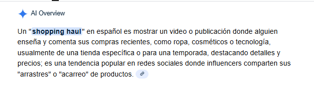 <p>a shopping haul</p>