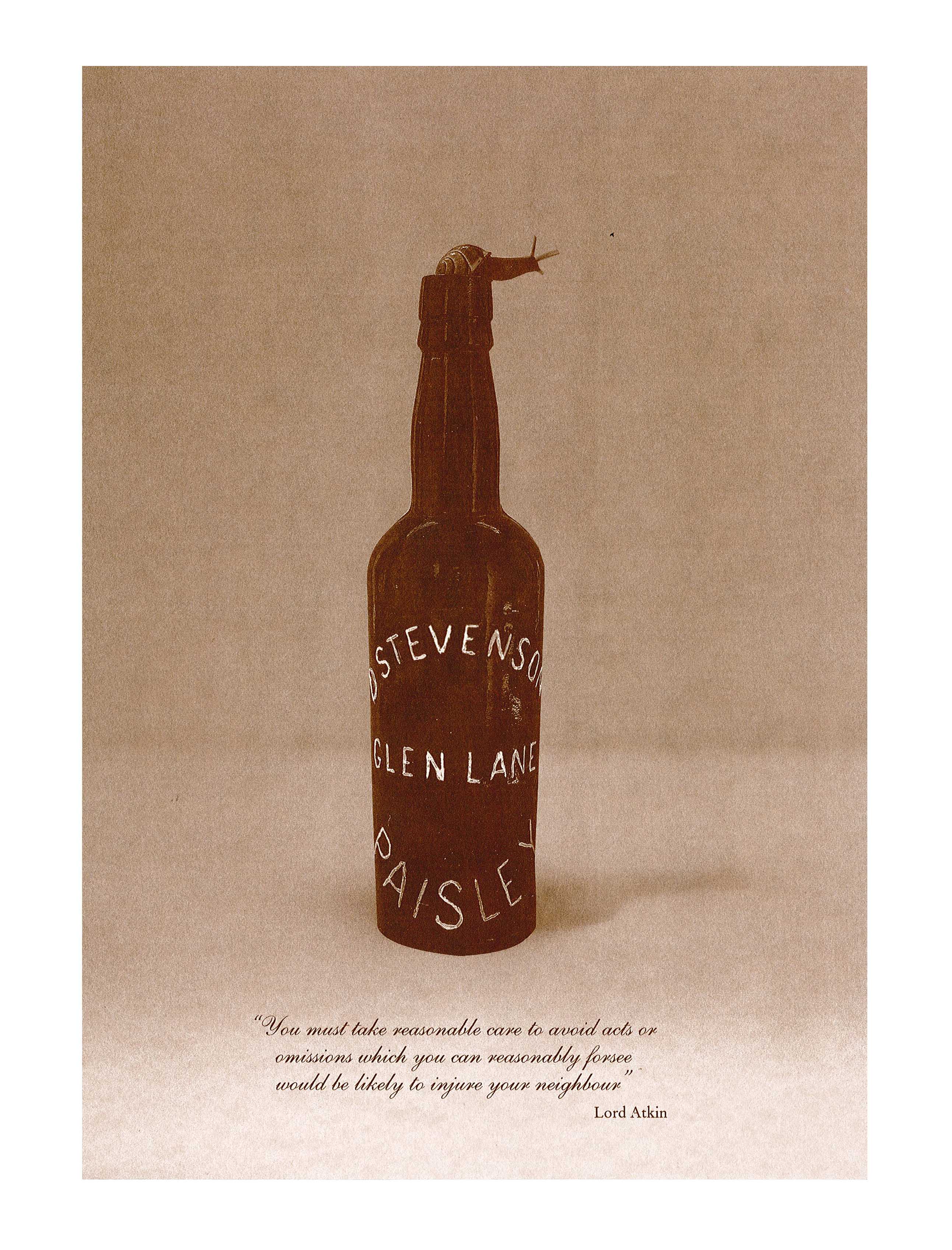 <p><strong>Duty of Care</strong></p><p><u>Facts</u>: Appellant drank a bottle of ginger beer and became sick (shock and gastro-entinitis). The bottle allegedly contained the remains of a snail which could not be discovered until most of the contents had been consumed.</p><p><u>Issue</u>: Does the manufacturer owe a duty of care to consumers?</p><p><u>Law</u>:</p><ul><li><p>Lord Atkin finds that there should be a duty of care</p><ul><li><p>“...persons who are so closely and directly affected by my act that I ought reasonably to have them in contemplation as being so affected…”</p><ul><li><p>Does the defendant have a duty of care to the plaintiff when harm is caused due to a breach of this duty of care?</p></li></ul></li></ul></li><li><p>Third party principle/neighbourhood principle - people are our neighbours where a reasonable person in the position of the defendant would foresee that if they were careless somebody in the position of the plaintiff would be injured.</p></li><li><p>Opacity of the bottle is arguably material because Mrs Donoghue didn’t have the opportunity to guard herself from the harm because the bottle was opaque.</p></li></ul>