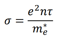 <p><span style="font-family: Aptos, sans-serif">A smaller effective mass results in higher mobility and better conductivity. </span></p>