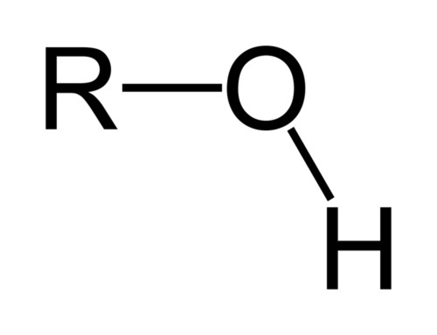 <p>R-OH</p><p>polar</p>