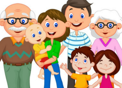 <p><span style="color: purple;">die Familie</span></p>