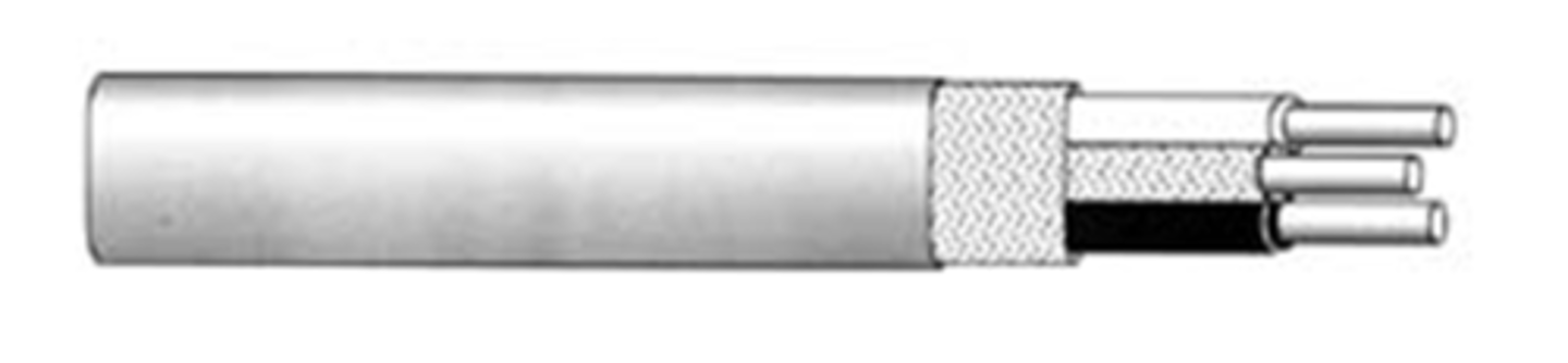 <p>A cable with a plastic cover used for residential indoor wiring. Commonly found with 3 and 4 conductor in sizes 14-6. For example "14-2 w/ ground" will have 3 14 gauge conductors, 1 black, one white, and one bare.</p>