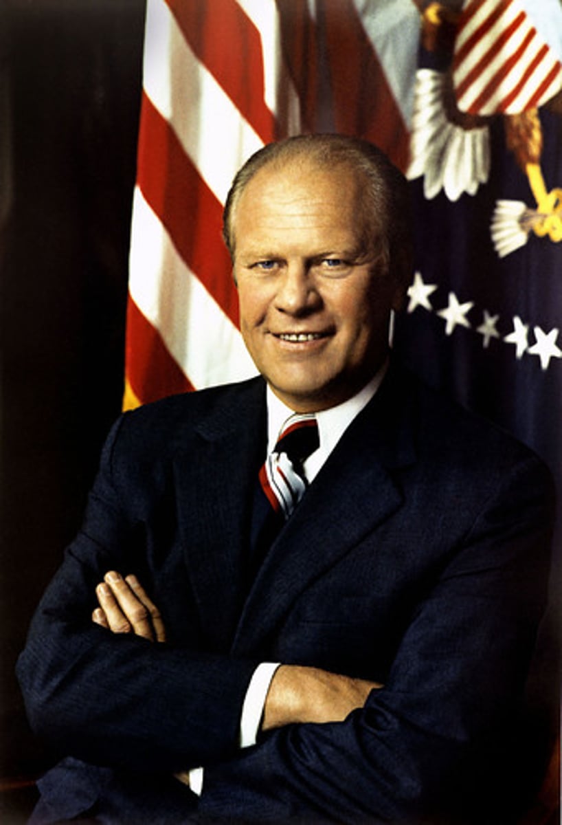 <p>Gerald Ford 1974-1977 (Republican)</p>