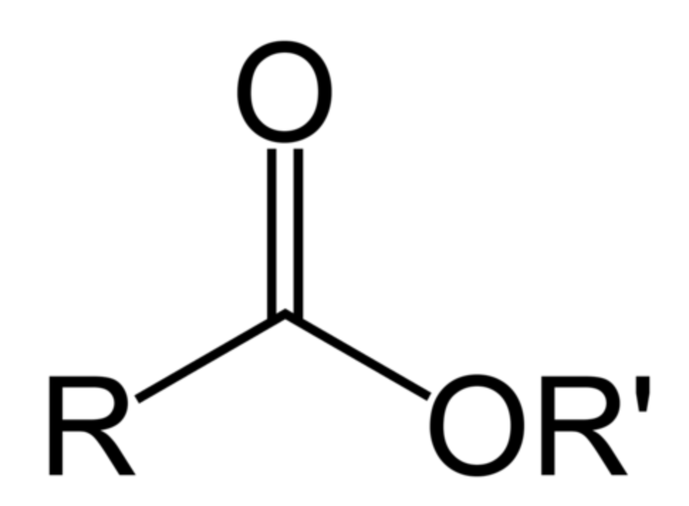 <p>COOC, RCOOR (functional group)</p>