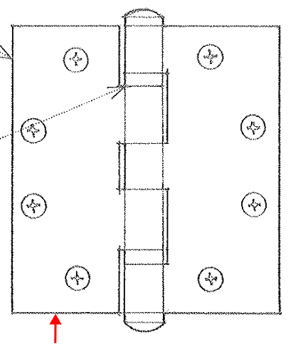 <p><strong><u>Mortise hinge manufactured to fit the recess </u></strong>and <strong><u>match</u></strong> the arrangement of the whole of the hollow metal doors and frames</p>