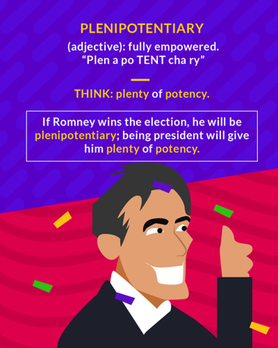 <p>having full power or authority</p>