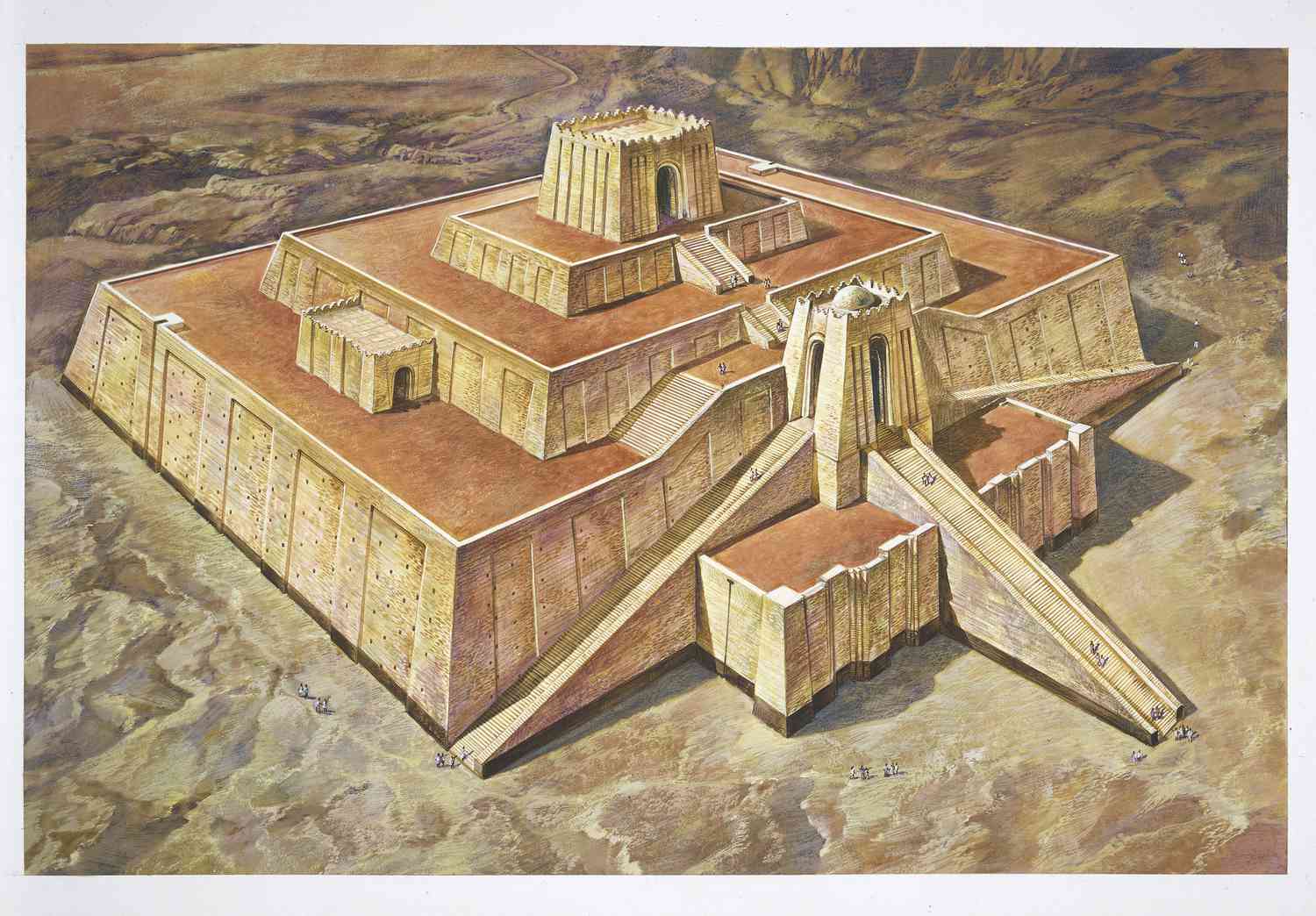 <p><span>Mesopotamian religious temples meant to pay homage to their Gods.</span></p>