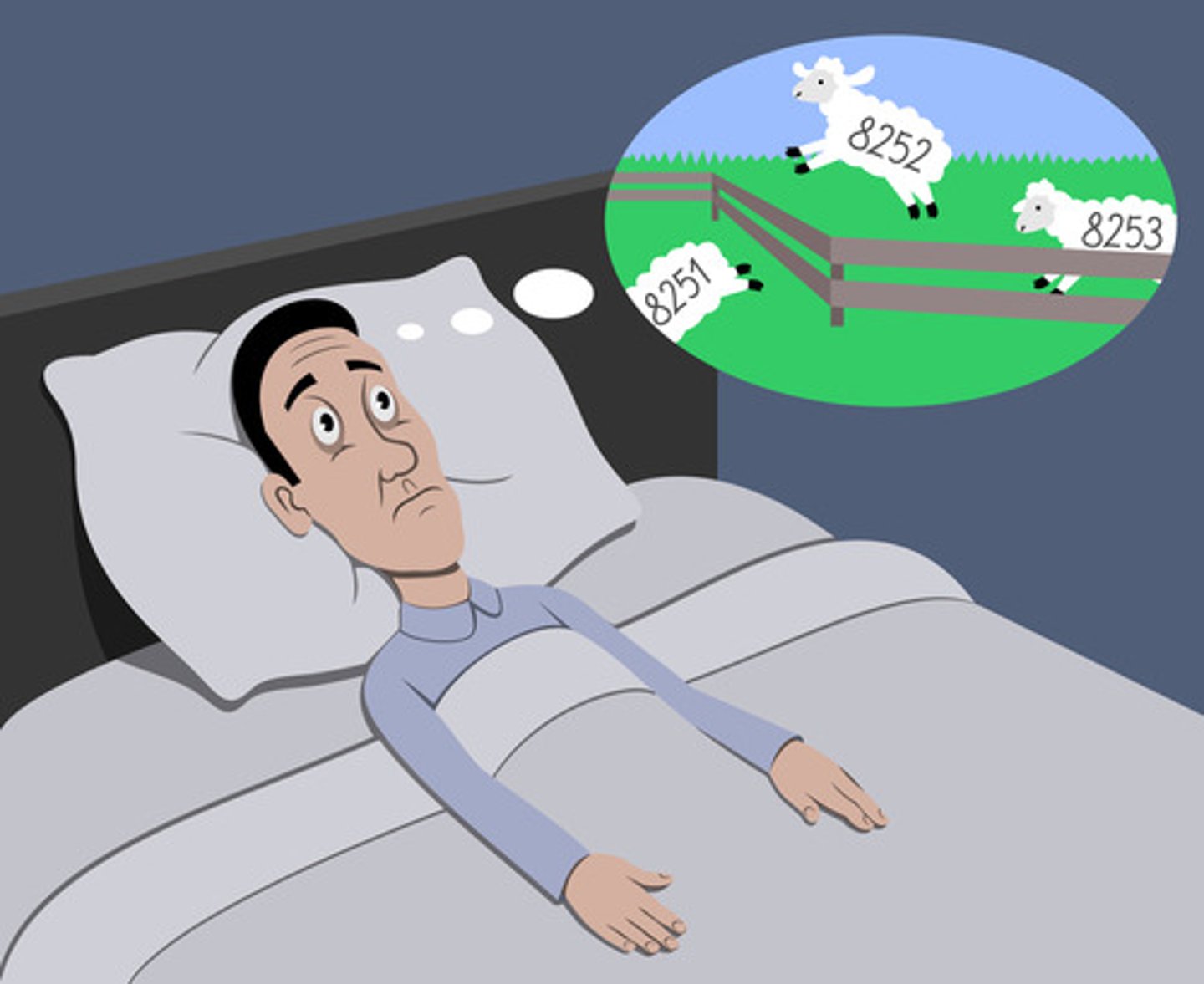 <p>recurring problems in falling or staying asleep</p>