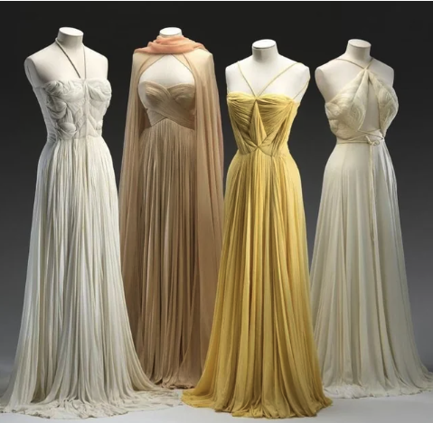 <p>designed under the name Alix in 1930s; similar to Vionnet in draping on mannequin to create dresses that were intricately wrapped, draped, and pleated to the body</p>