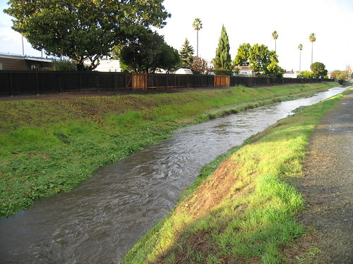 Water that moves across the land surface and into streams and rivers