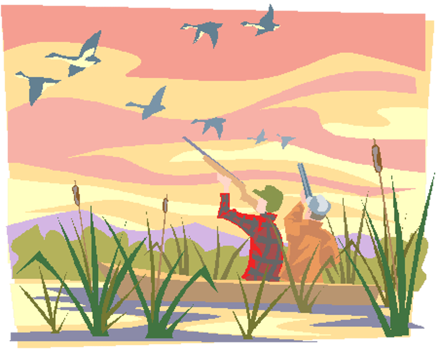 <p>to hunt</p>