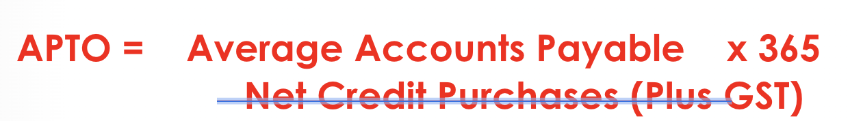 <p>the average time it takes for business to settle accounts with accounts payable</p><p>measured in faster/slower</p>