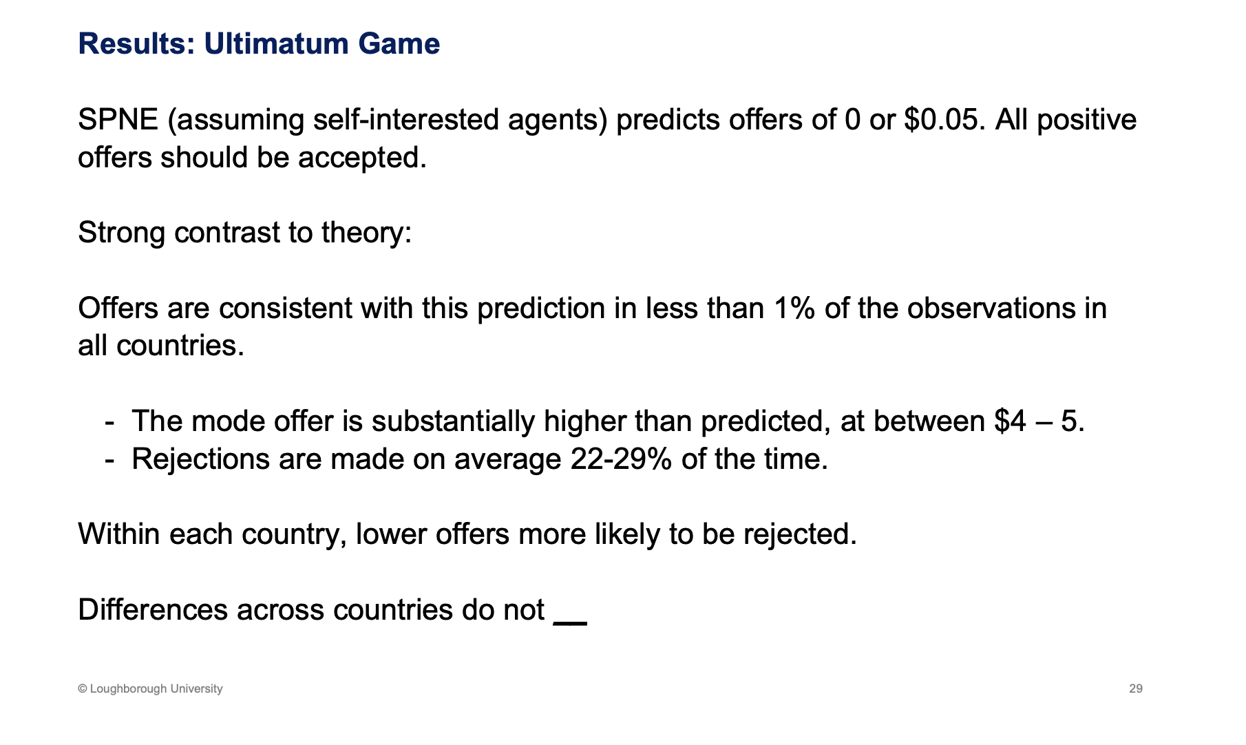 <p><span><u><span>Shrink with subject experience, instead they grow!</span></u></span></p><p>&nbsp;</p><p>Country differences become more significant with more games</p>