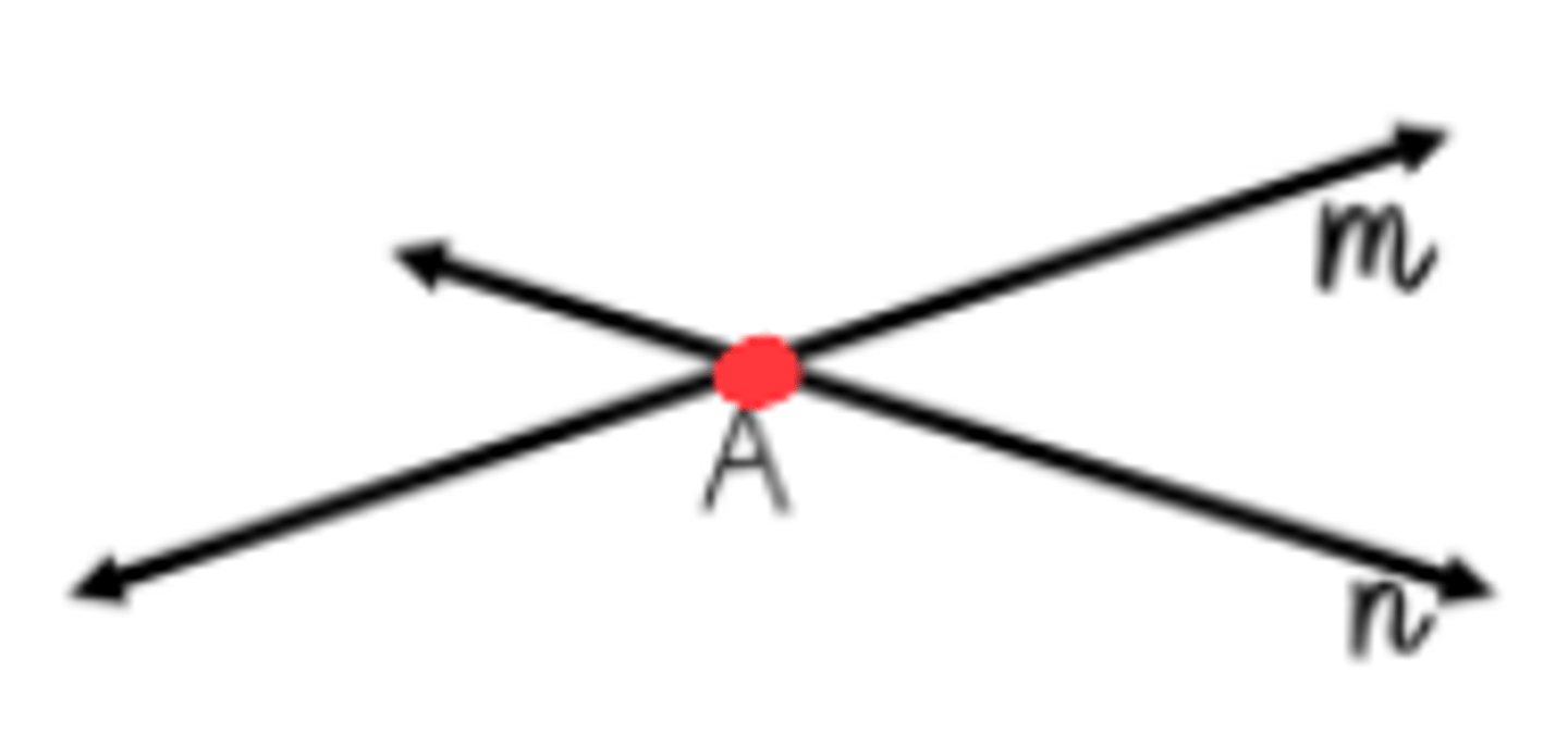 <p>Where do the 2 lines intersect?</p>