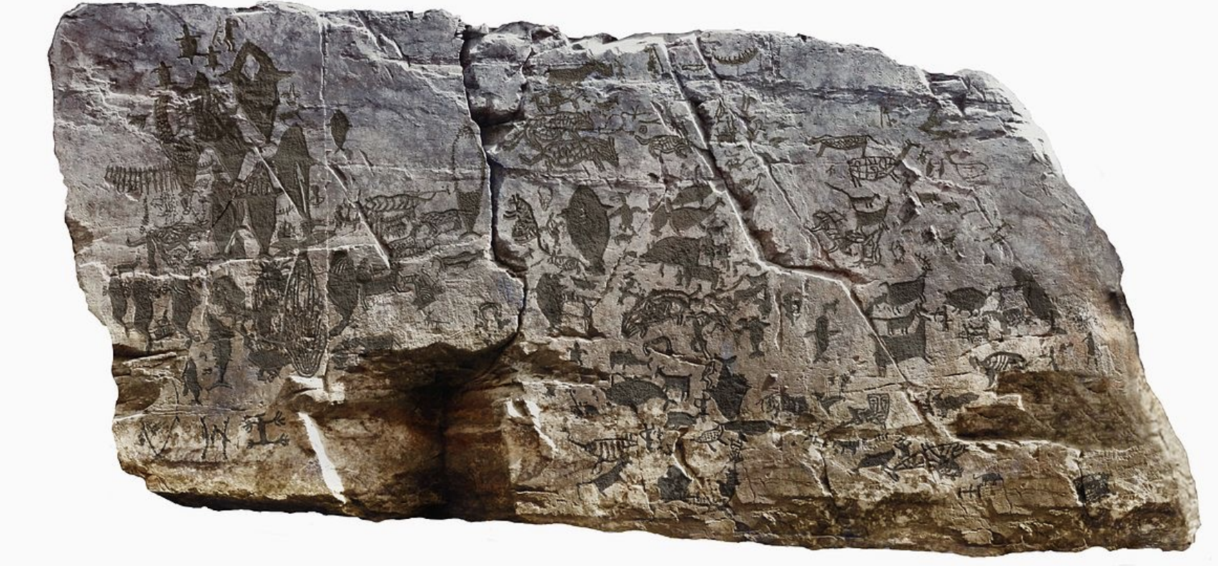 <p>Time: Late Neolithic (8000 BCE to 1000 BCE) to early Bronze age (1000 BCE - 300 BCE)<br><br>Found: Ulju-gun (Western Ulsan), South Gyeongsang Province (울주<span>군 - 울산</span>, 경상남도)<br></p><p>These ancient rock carvings depict hunting scenes; uncover the hunting culture of whales during the time. </p>