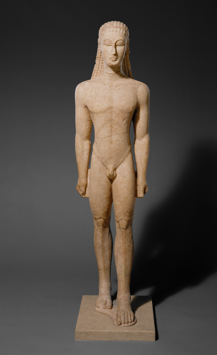 <p>Metropolitan Kouros, c. 600 BCE</p>
