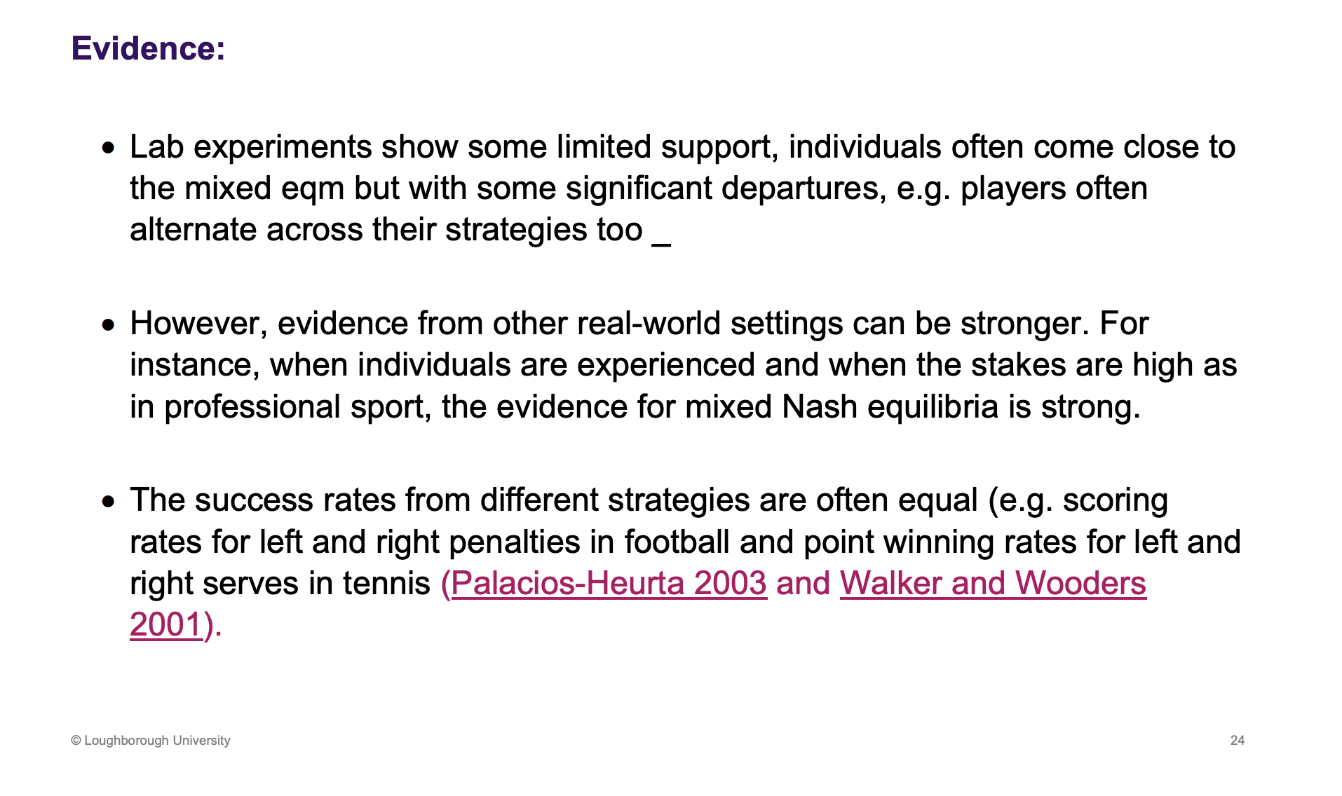 <p><span><u><span>Frequently relative to that predicted</span></u></span></p>