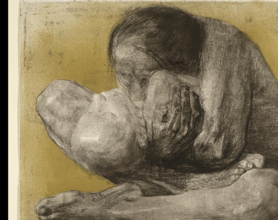 <p><span style="font-family: sans-serif">Käthe Kollwitz, Woman with Dead Child, 1903</span></p>