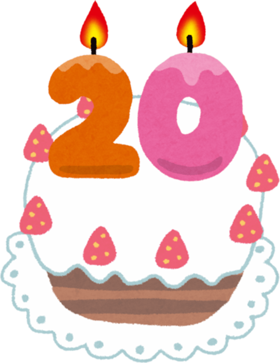 <p>Twenty(years old)</p>