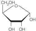 Name the sugar.

* α-D-Fructopyranose
* α-D-Fructofuranose
* α-D-Ribopyranose
* α-D-Ribofuranose
* α-D-Xylofuranose