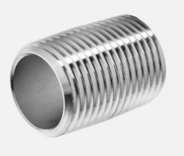 <p>– a type of nipple having both ends externally threaded and the mid-section unthreaded</p>