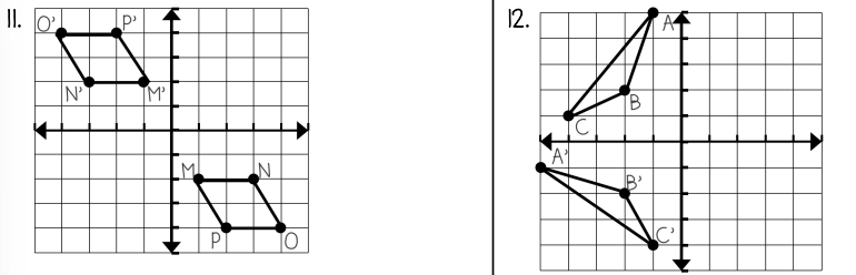 <p>Write the rule for each rotation. </p>