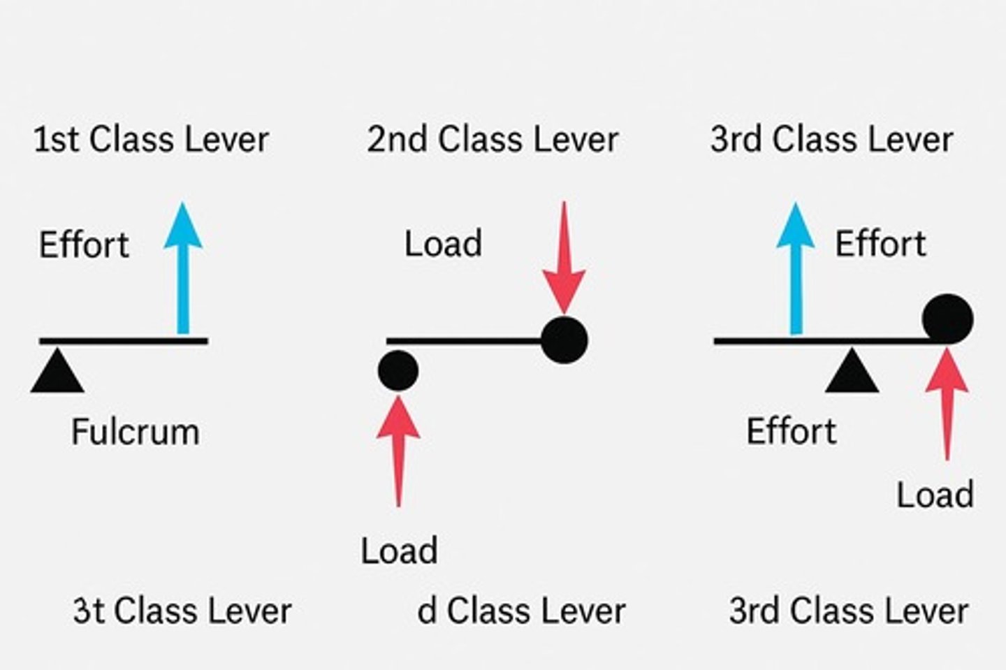 <p>F in middle (E-F-L); Example in Sport: Heading a football; Mechanical Advantage: Depends.</p>