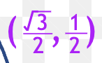 <p>tan → √3/3</p>