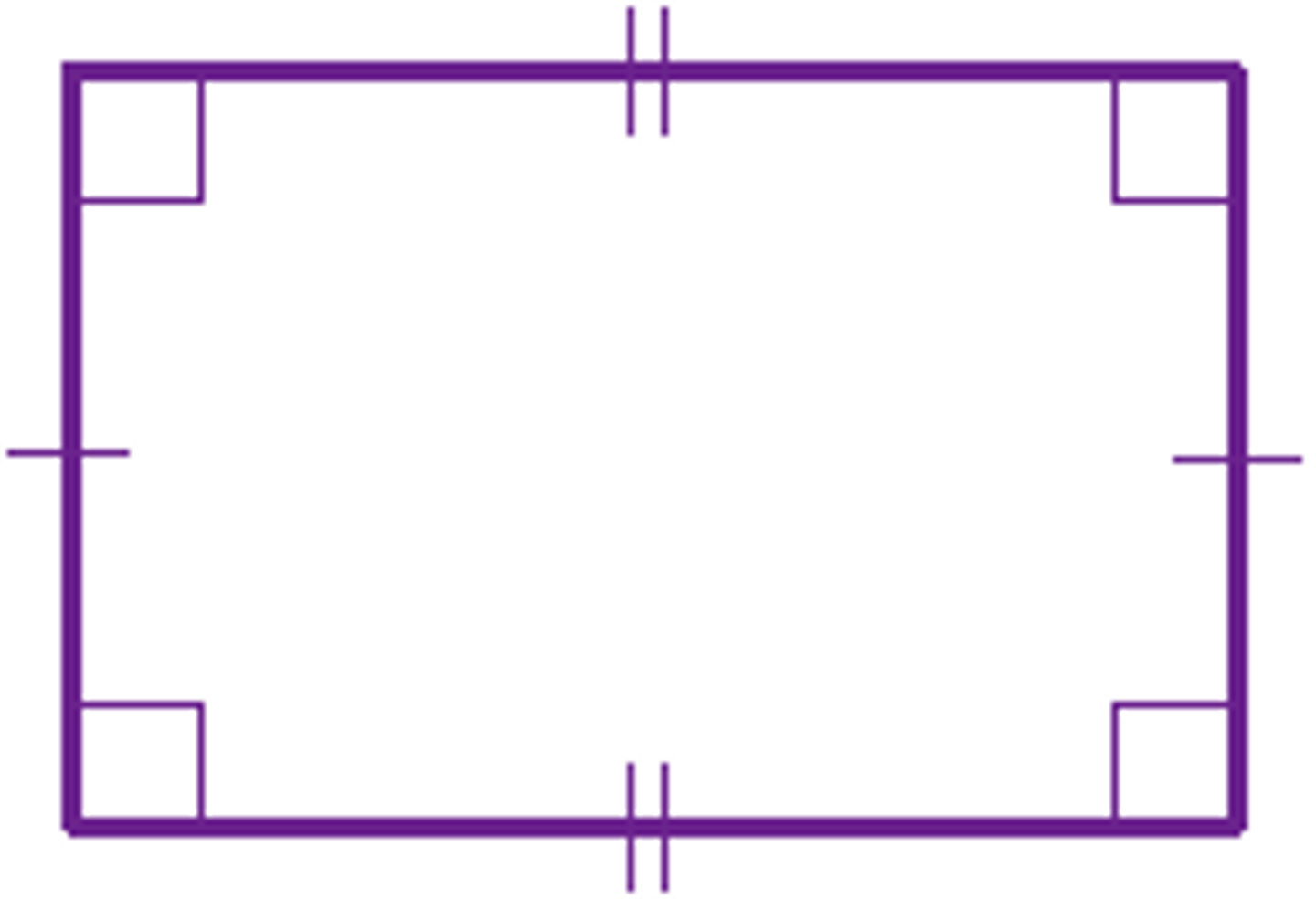 <p>Parallelogram with four right angles</p>