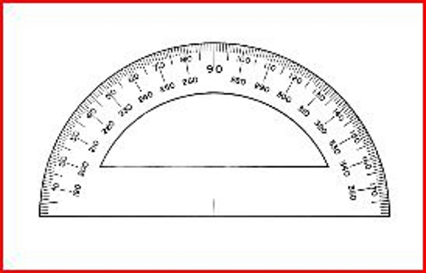 <p>A tool used to measure and draw angles.</p>