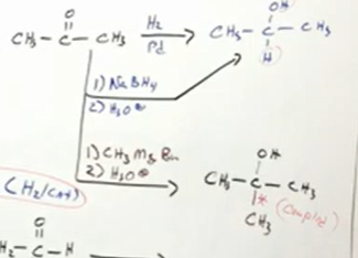 <p>Ketone bc two R groups on either side of the carbon attatched. That new C-C bond formed is called “couples”</p>