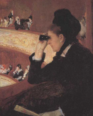 <p><strong>Obstacles & Challenges</strong> </p><ul><li><p>Cassatt was excluded from the École des Beaux-Arts because women were not admitted.</p></li><li><p>Restrictions on public mobility meant women could only attend certain social spaces, and doing so alone risked social judgment.</p></li><li><p>Impressionist circles were male-dominated; critics often categorized her work as “feminine” and therefore less serious.</p></li></ul><p> <strong>How Her Art Communicates or Advocates</strong> </p><ul><li><p>Cassatt’s opera scene highlights the complexities of women’s visibility in public spaces: the woman looks through opera glasses, but men also look at <em>her</em>, commenting on how women were constantly observed and judged.</p></li><li><p>By focusing on a middle-class woman actively engaging with culture (rather than being passive decoration), Cassatt challenges male-centered perspectives.</p></li><li><p>She uses modern composition—cropping, asymmetry, and vantage points influenced by Japanese prints—to elevate subjects centered on women’s experiences.</p></li><li><p>Her work advocates for female agency in the public sphere and critiques the male gaze embedded in social spaces.</p></li></ul><p></p>