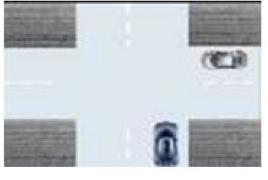 Si dos vehículos se aproximan simultáneamente a una intersección no regulada (sin señalización) procedentes de vías diferentes, ¿quién tiene preferencia de paso?