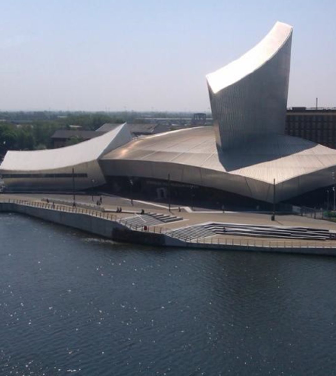 <p>Designed by Daniel Libeskind</p><p>“Building shaped as shards of a broken global, ‘to reflect the way war has devastated our world'"</p>