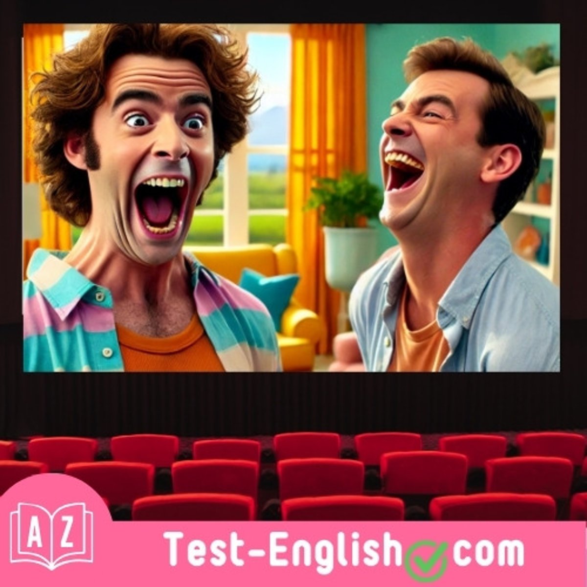 <p>The _____ was so funny that we couldn't stop laughing.</p>