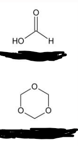 <p>Top - Formic Acid<br>Bottom - Paraformaldehyde</p>