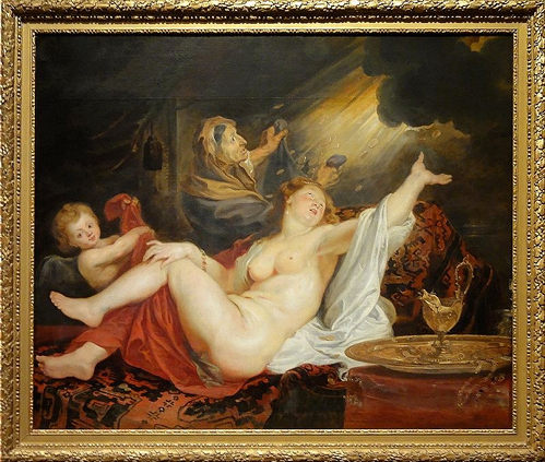 <p>Peter Paul Rubens, Η αρπαγή των θυγατέρων του Λευκίππου,1620 - Δανάη, 1640</p>